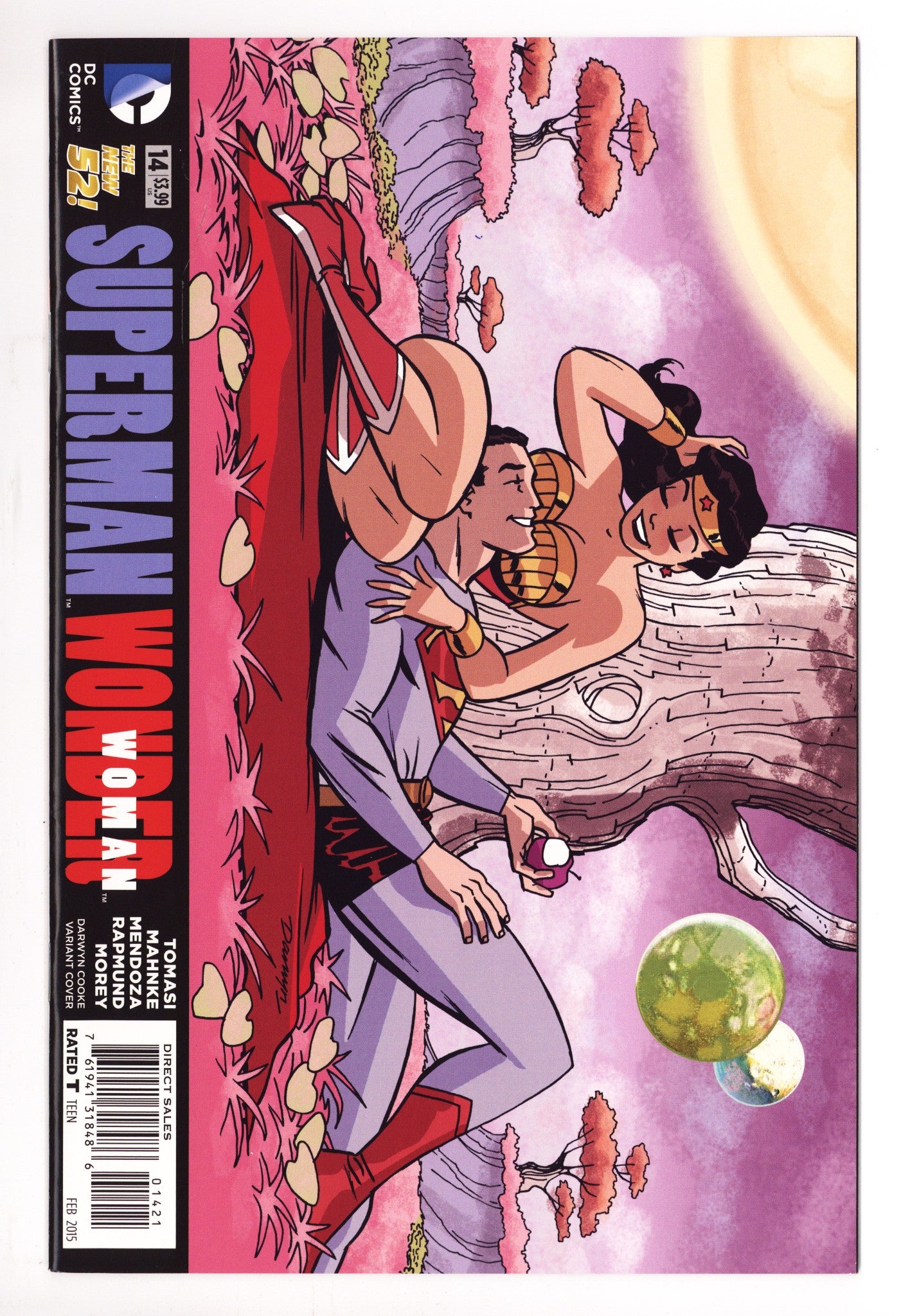 Superman / Wonder Woman 14 High Grade (2015) Cooke Variant 