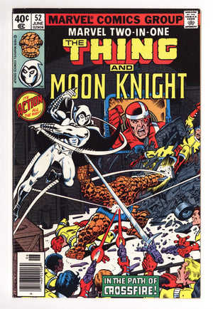 Marvel Two-in-One Vol 1 52 NM- (9.2) (1979) Newsstand