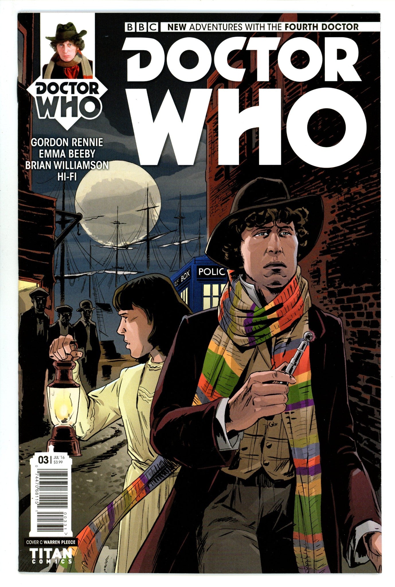 Doctor Who: The Fourth Doctor 3 High Grade (2016) Pleece Variant 