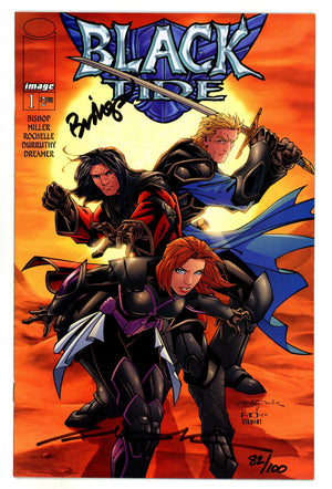 Black Tide 1 VF- (7.5) (2001) Park Variant Signed x2 Cover Andy Park