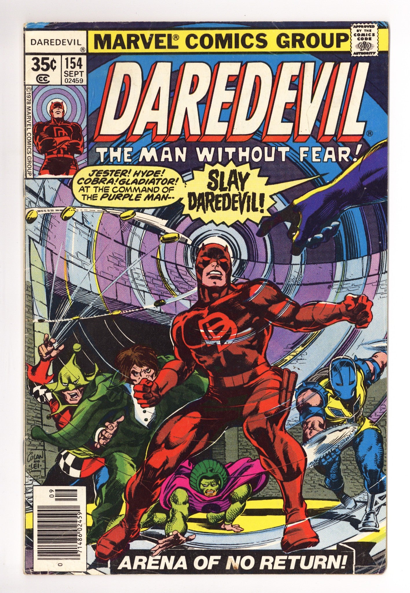 Daredevil Vol 1 154 Low Grade (1978) 