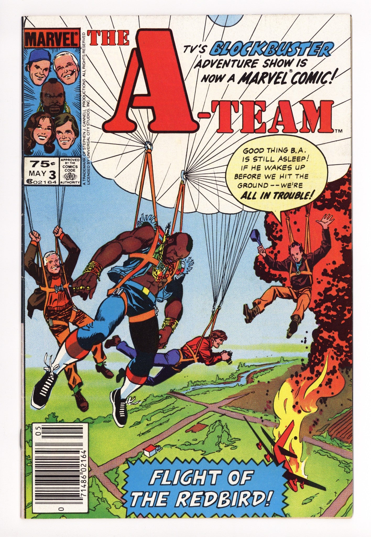 The A-Team 3 FN+ (6.5) (1984) Canadian Price Variant 