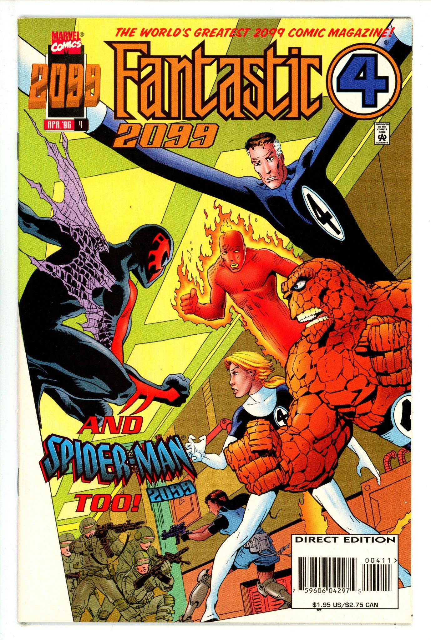 Fantastic Four 2099 4 High Grade (1996) 