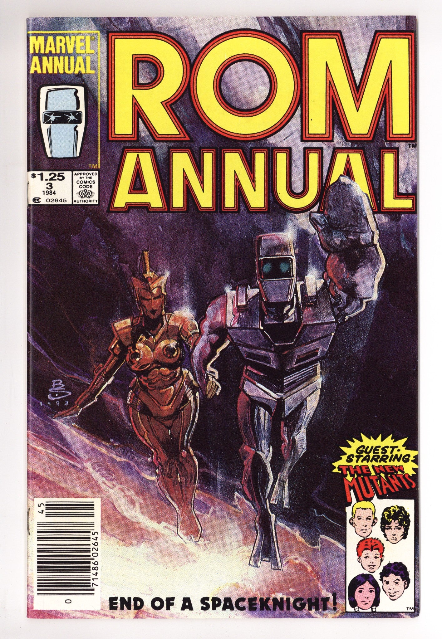 Rom Annual Vol 1 3 NM- (9.2) (1984) Canadian Price Variant 