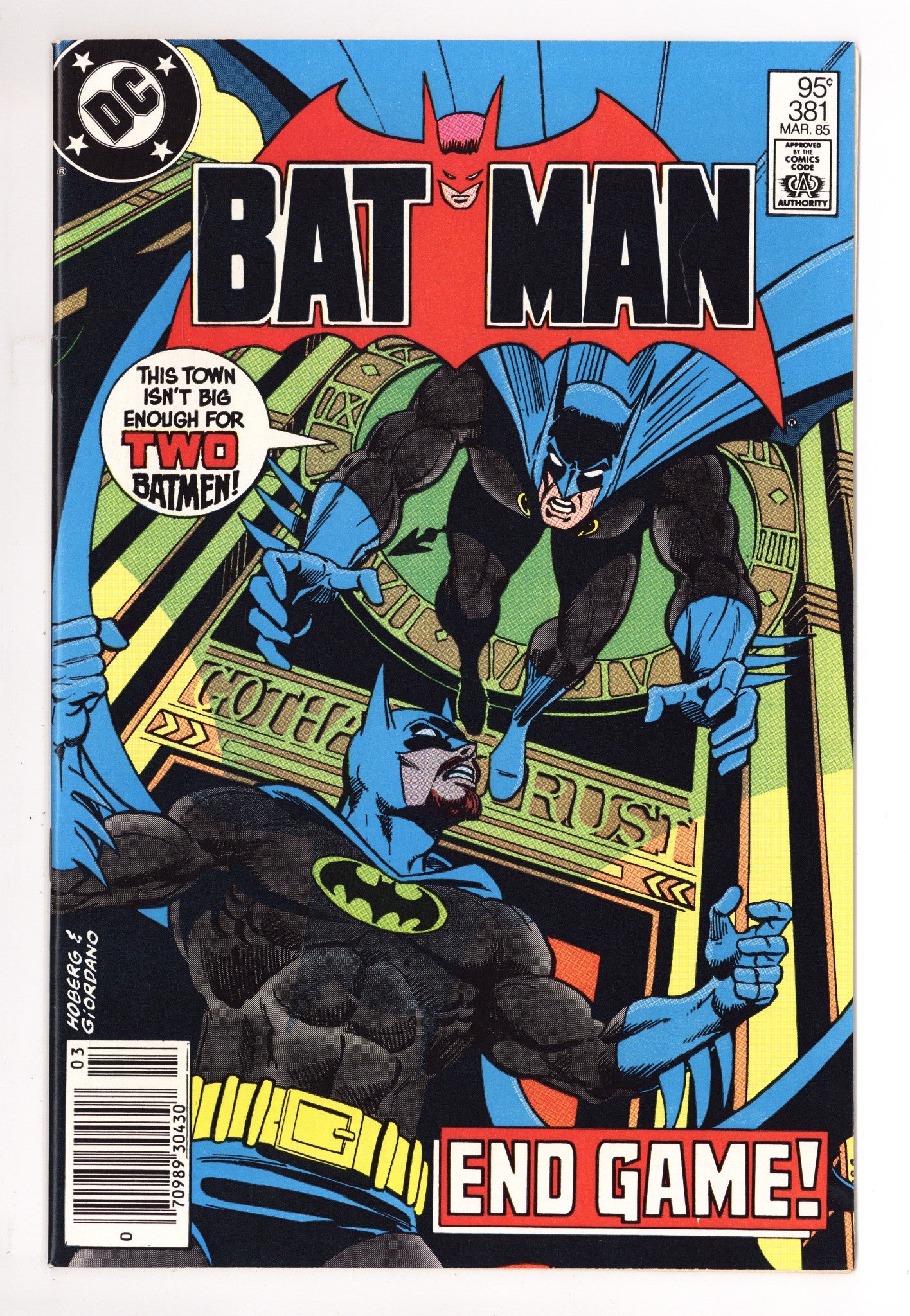 Batman Vol 1 381 VF/NM (9.0) (1985) Canadian Price Variant 