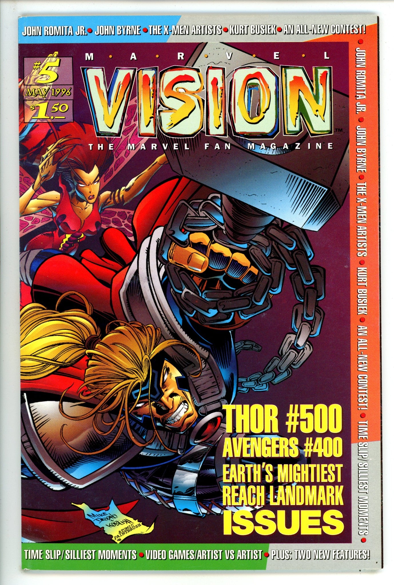 Marvel Vision 5 Mid Grade (1996) 