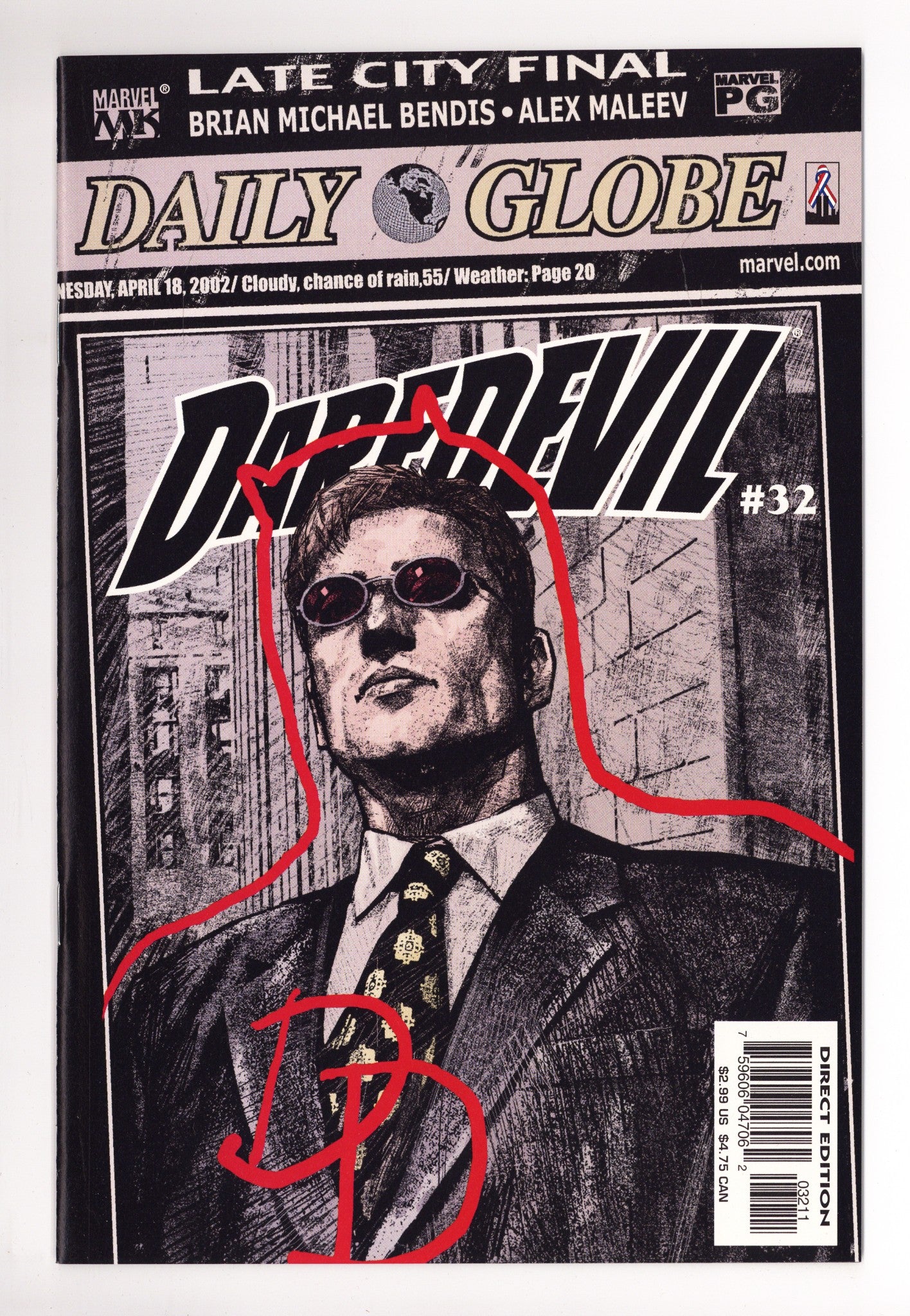 Daredevil Vol 2 32 High Grade (2002) 