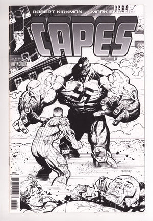 Invincible Universe Capes 3 Ottley B&W Incentive NM- (2026)