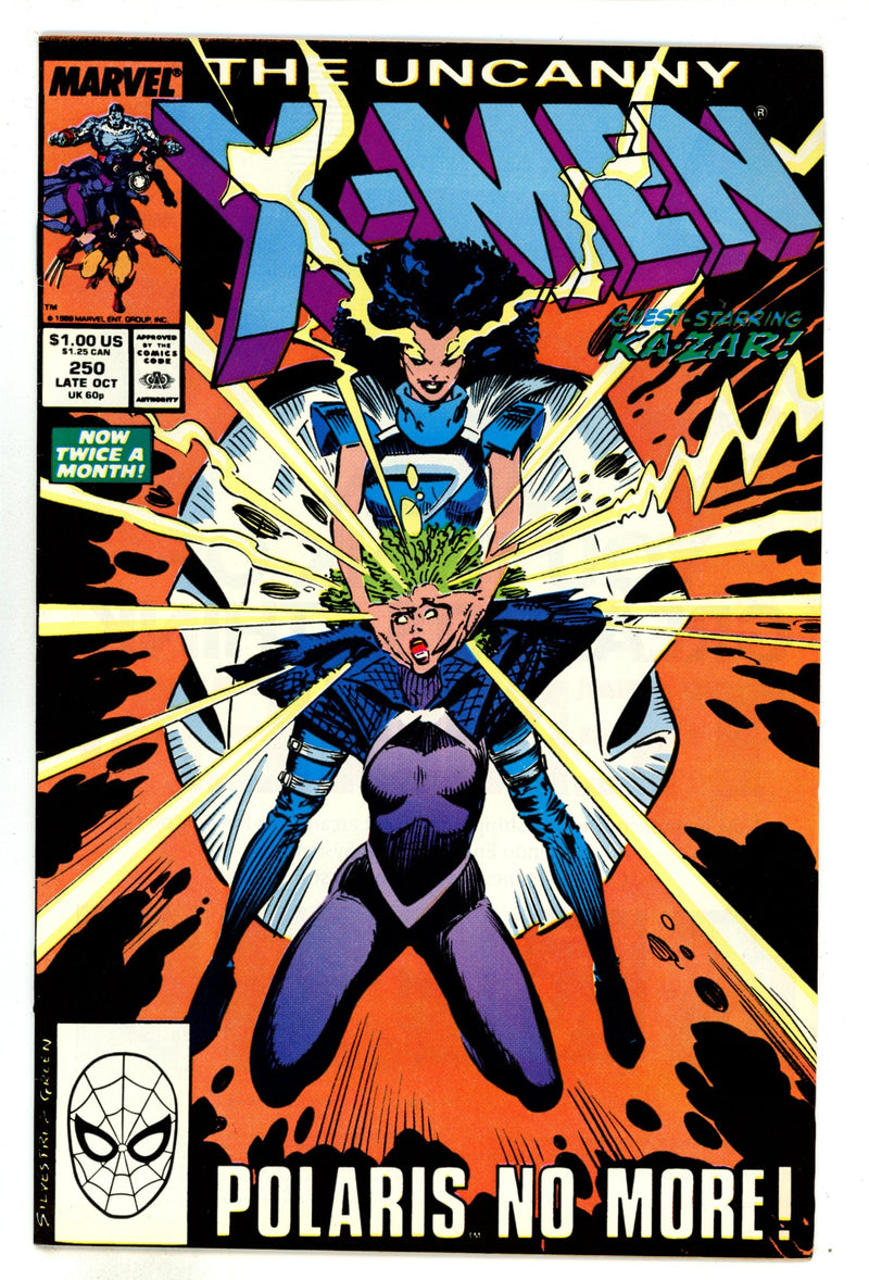The Uncanny X-Men Vol 1 250 High Grade (1989) 