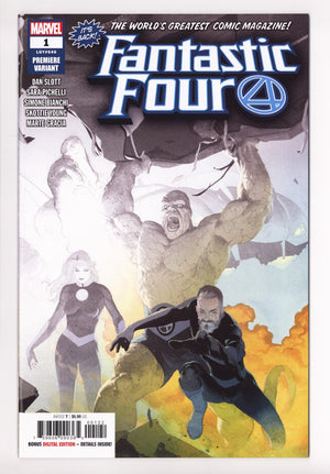 Fantastic Four Vol 6 1 NM- (9.2) (2018) Ribic Variant