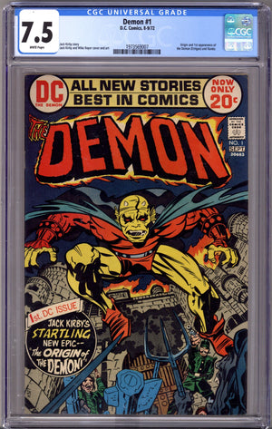 The Demon Vol 1 1 CGC 7.5 (VF-)   (1972)