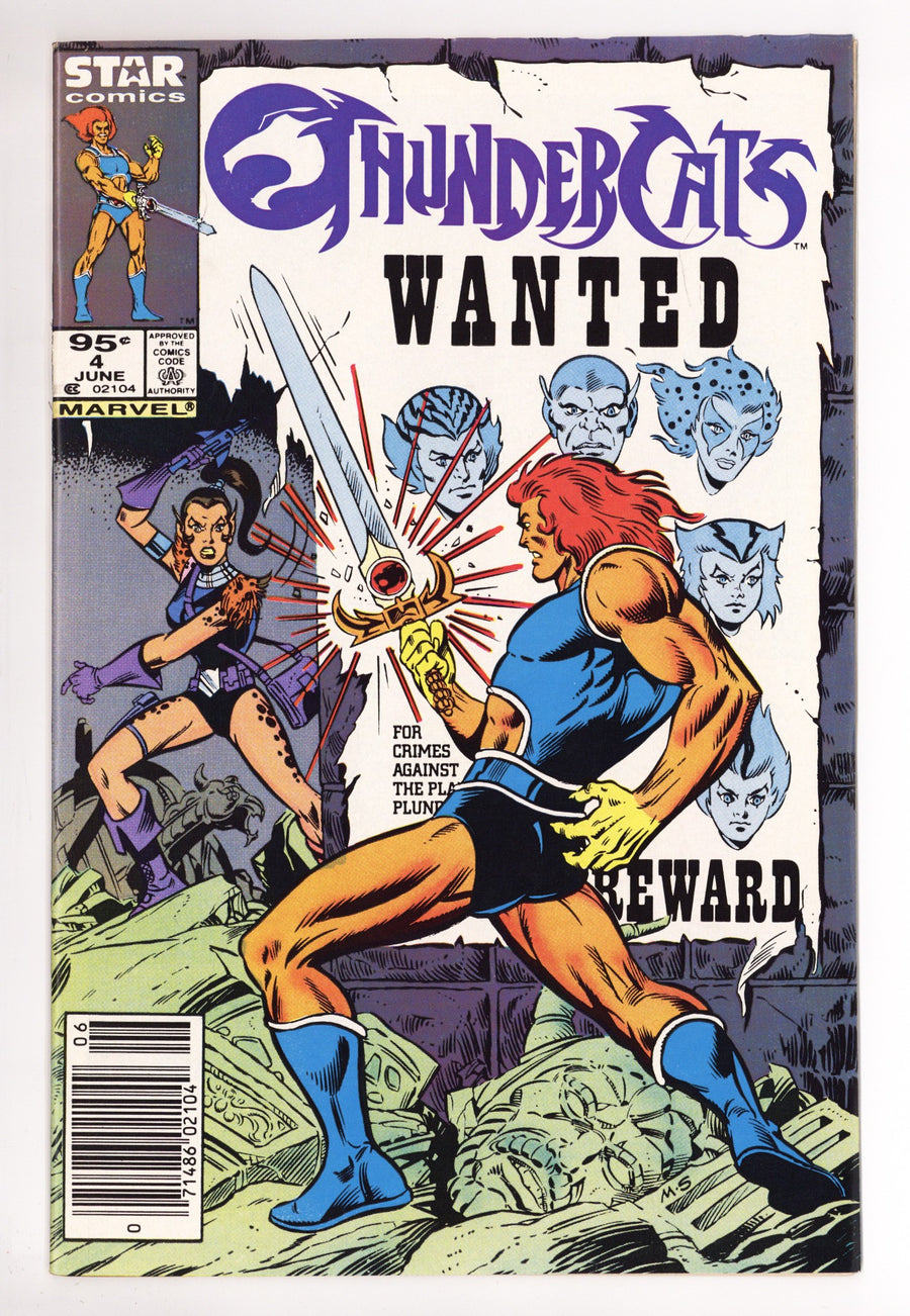 Thundercats 4 FN+ (6.5) (1986) Canadian Price Variant 