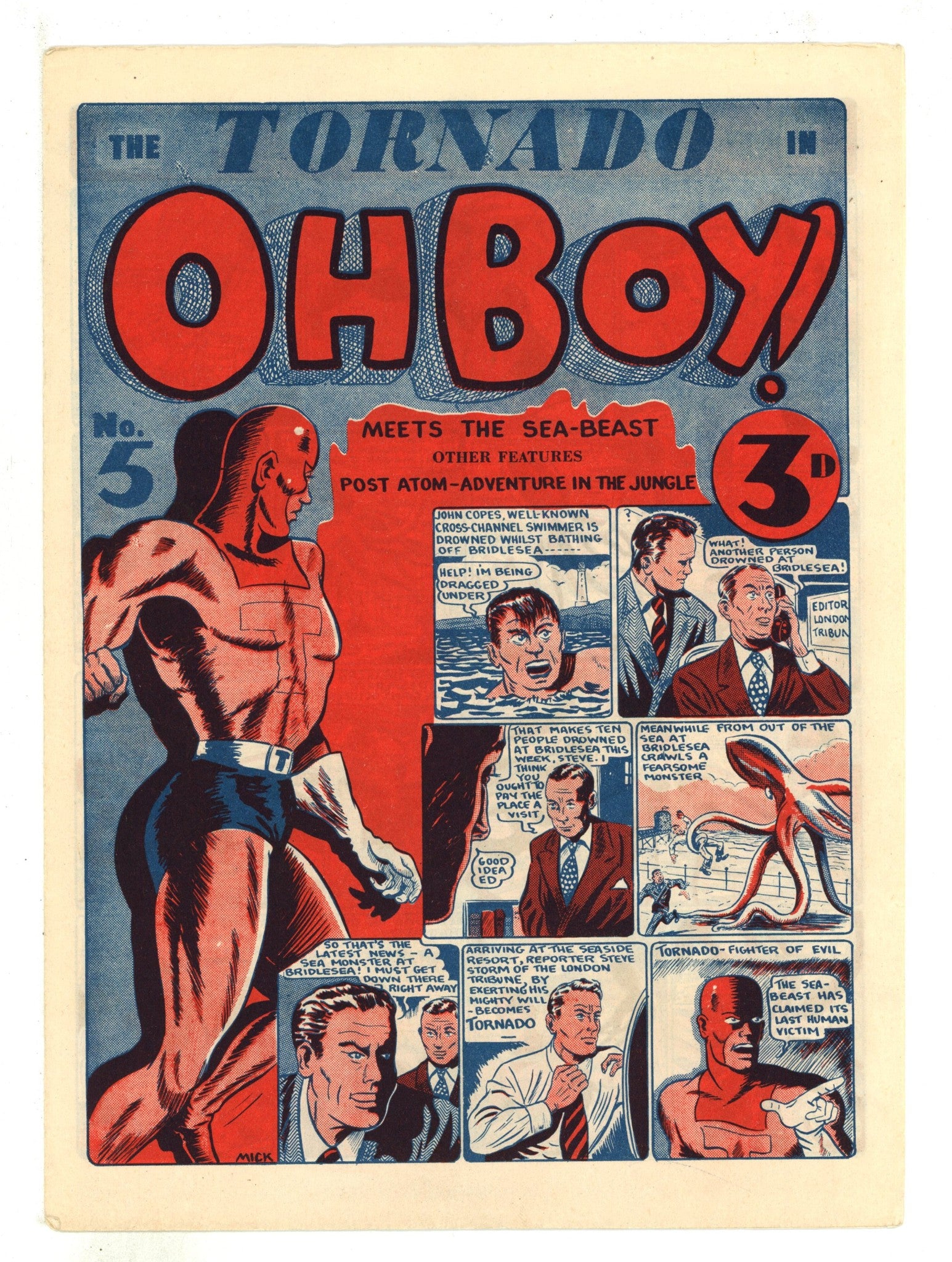 Oh Boy! Comics 5 VG/FN (5.0) (1948) 
