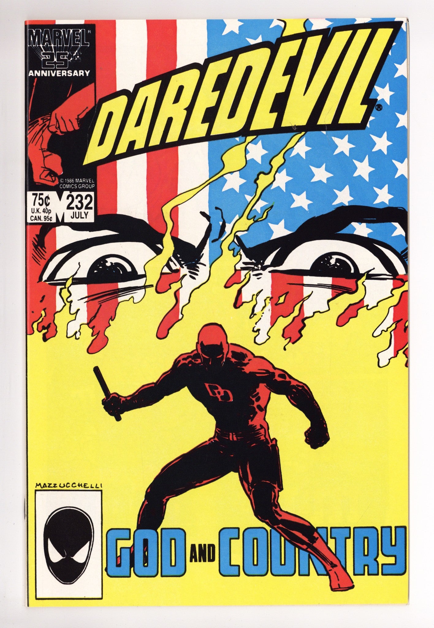 Daredevil Vol 1 232 VF/NM (9.0) (1986) 