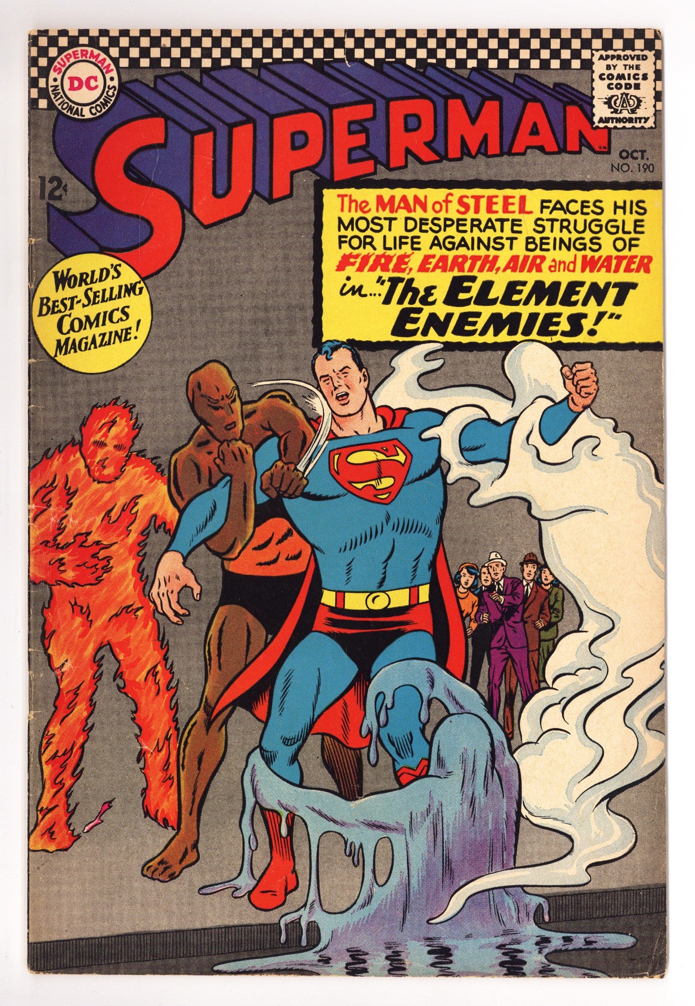 Superman Vol 1 190 VG+ (4.5) (1966) 