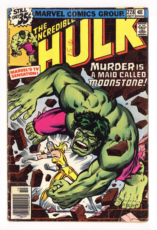 The Incredible Hulk Vol 1 228 GD/VG (3.0) (1978)