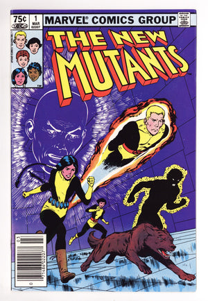 The New Mutants Vol 1 1 VF/NM (9.0) (1983) Canadian Price Variant