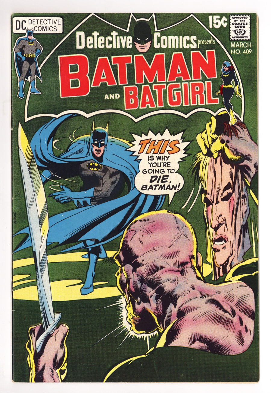 Detective Comics Vol 1 409 FN/VF (7.0) (1971) 