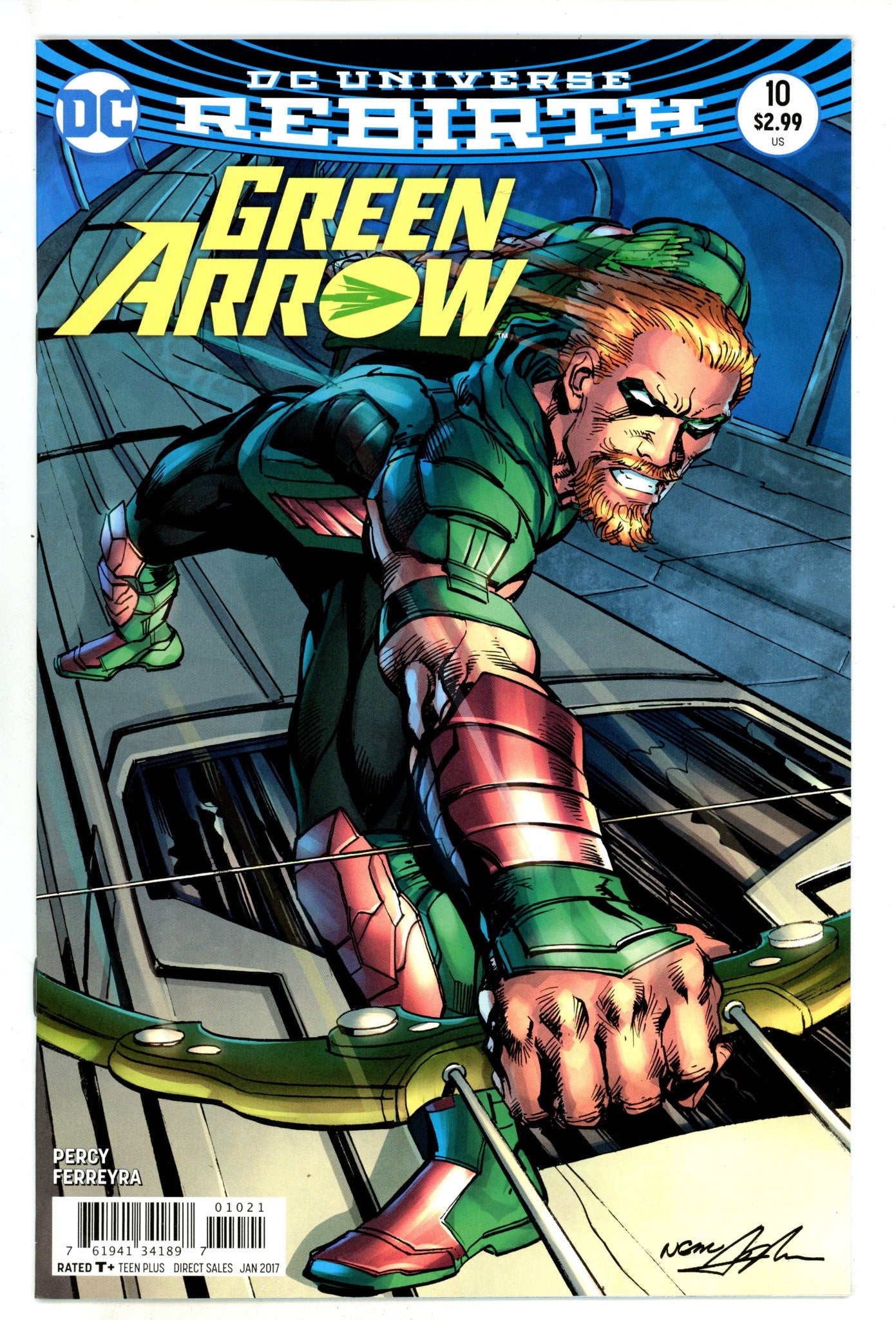 Green Arrow Vol 6 10 High Grade (2017) Adams Variant 