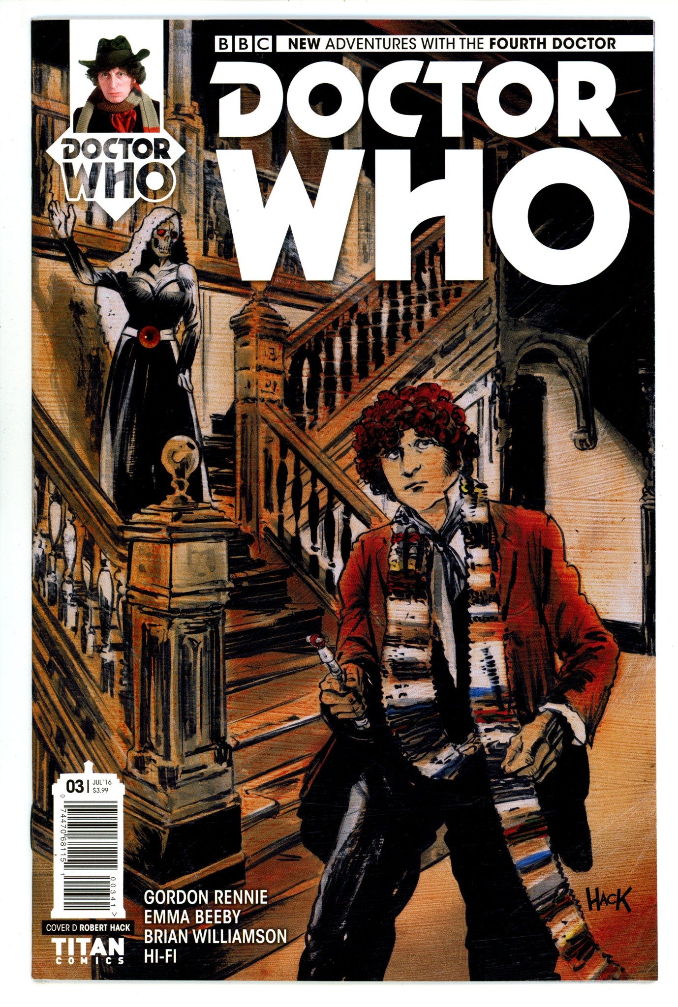 Doctor Who: The Fourth Doctor 3 High Grade (2016) Hack Variant 