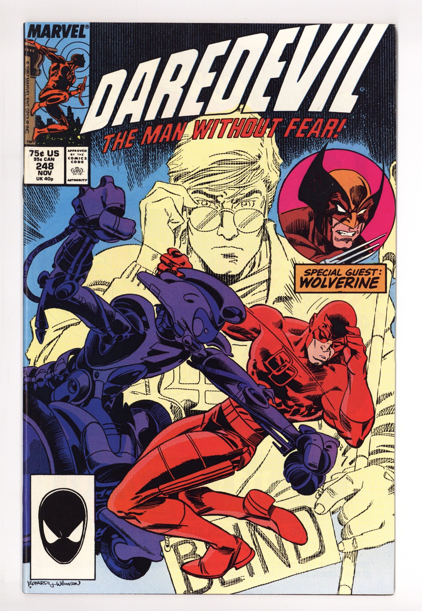 Daredevil Vol 1 248 High Grade (1987) 