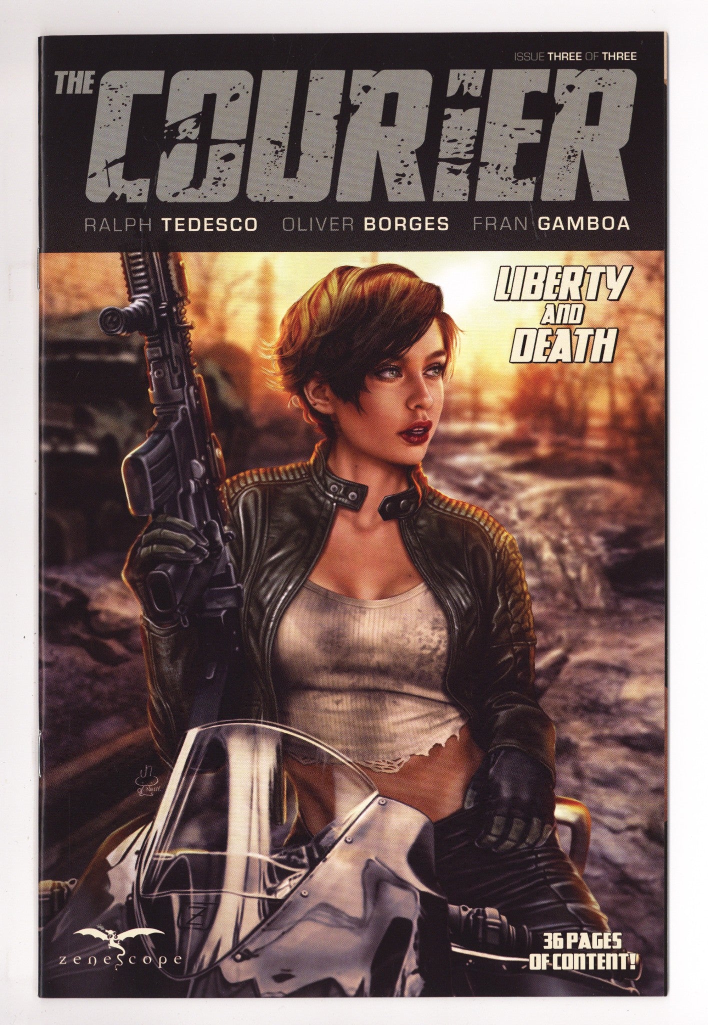 The Courier: Liberty and Death   3  High Grade   (2021) Jimenez     Variant  