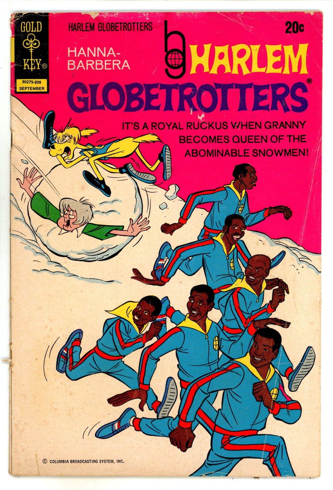 Hanna-Barbera Harlem Globetrotters 3 GD/VG (3.0) 20c Variant (1972) 