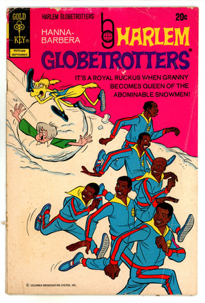 Hanna-Barbera Harlem Globetrotters 3 GD/VG (3.0) 20c Variant (1972) 
