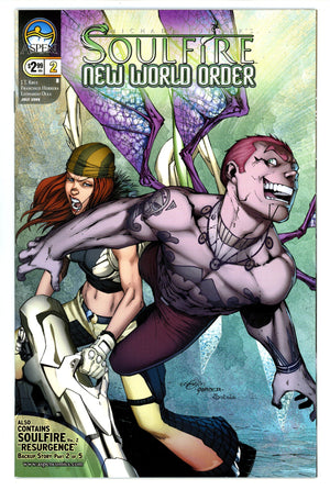 Michael Turner's Soulfire: New World Order 2 High Grade (2009) Caldwell Variant