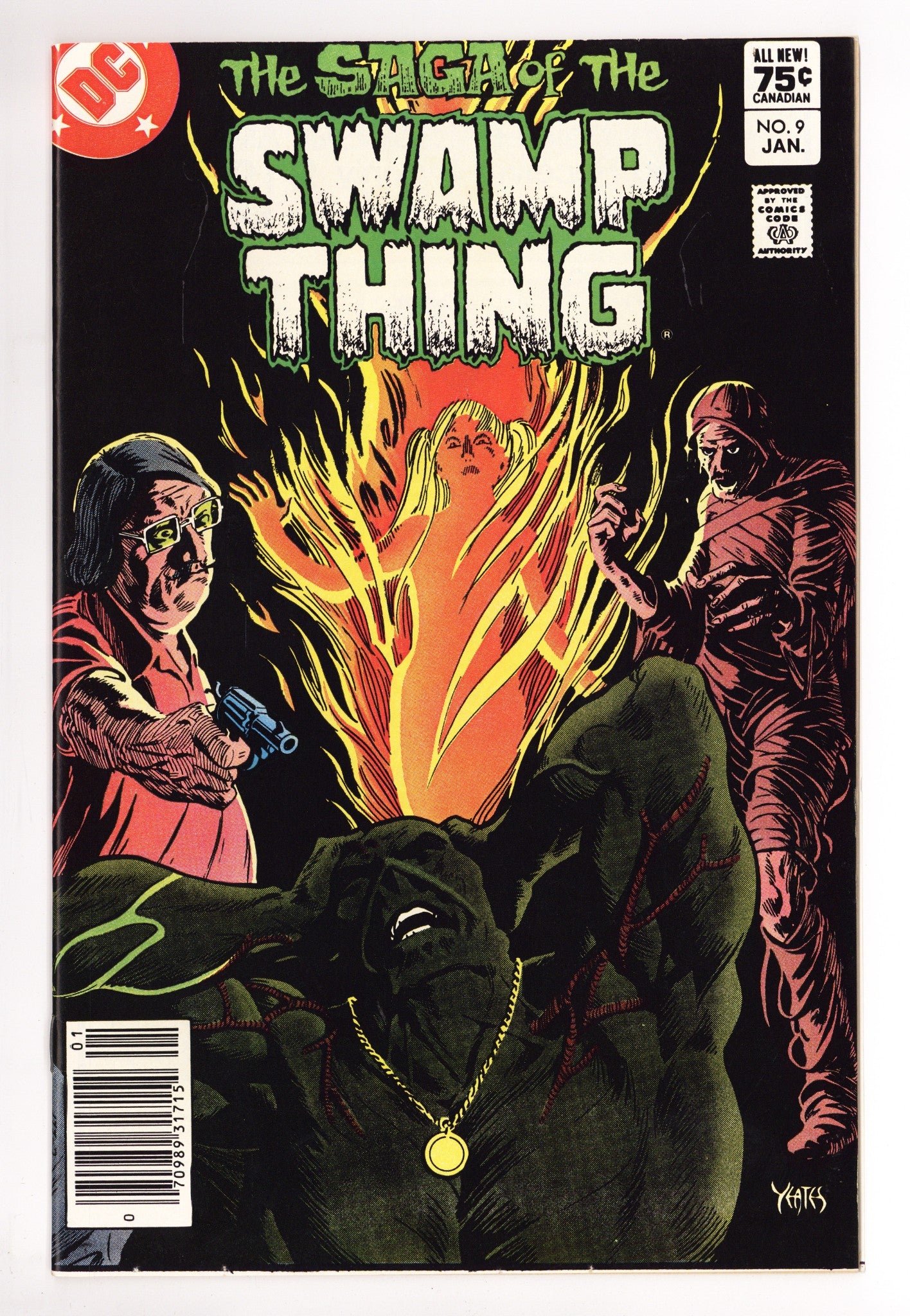 The Saga of Swamp Thing Vol 2 9 NM- (9.2) (1983) Canadian Price Variant 