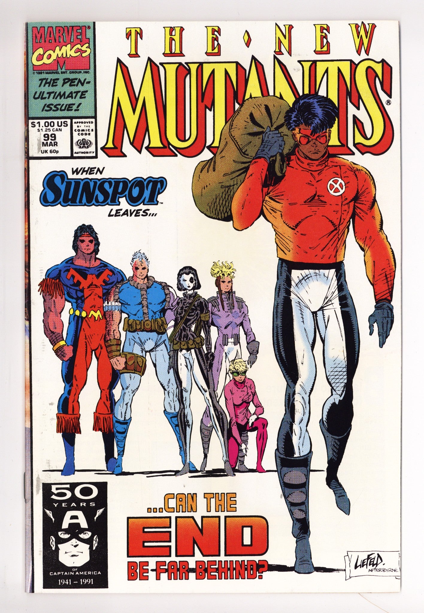 The New Mutants Vol 1 99 High Grade (1991) 