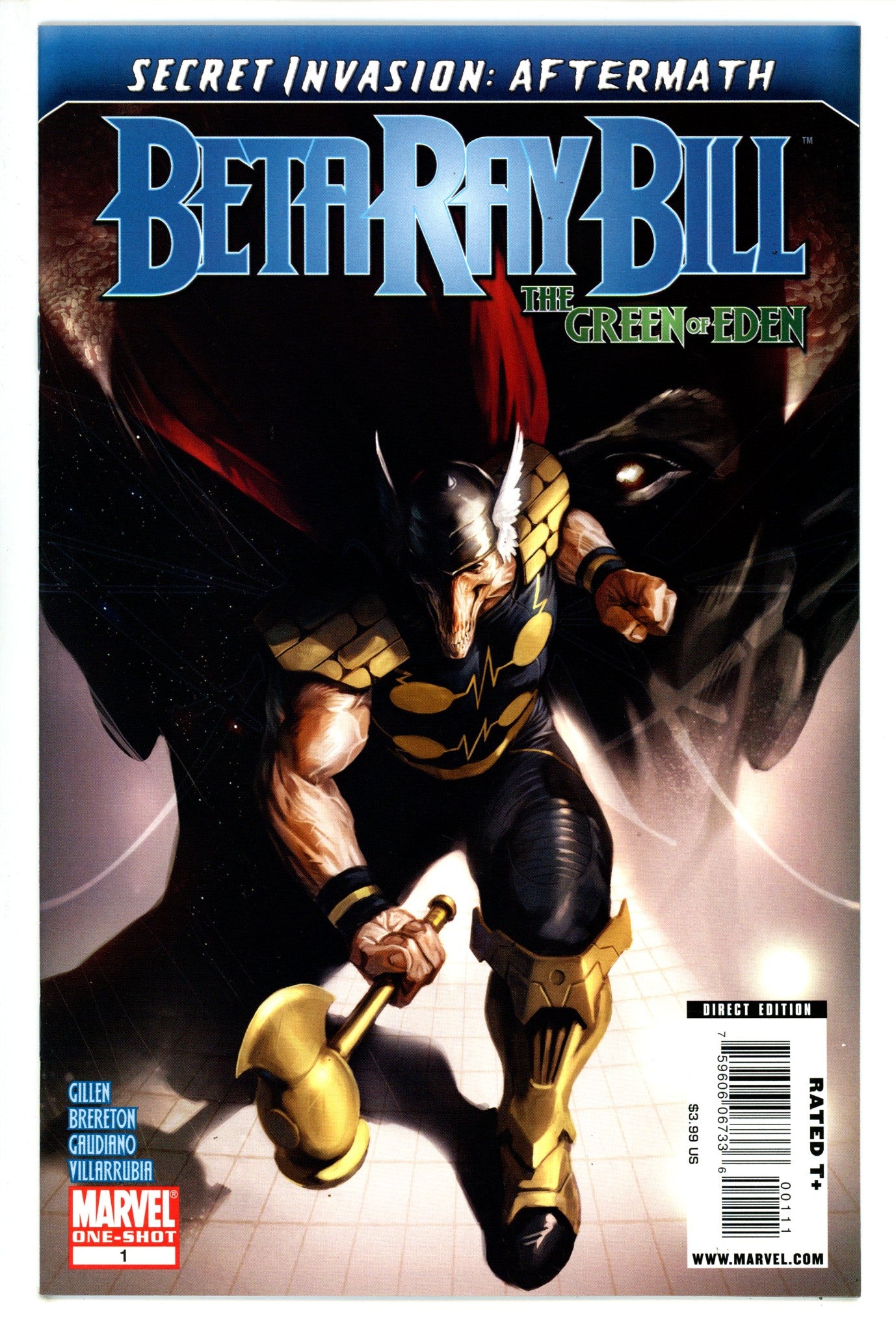 Secret Invasion Aftermath: Beta Ray Bill - The Green of Eden 1 NM (9.4) (2009)