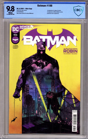 Batman Vol 3 106 CBCS 9.8 (NM/M) Ohio Copy (2021)