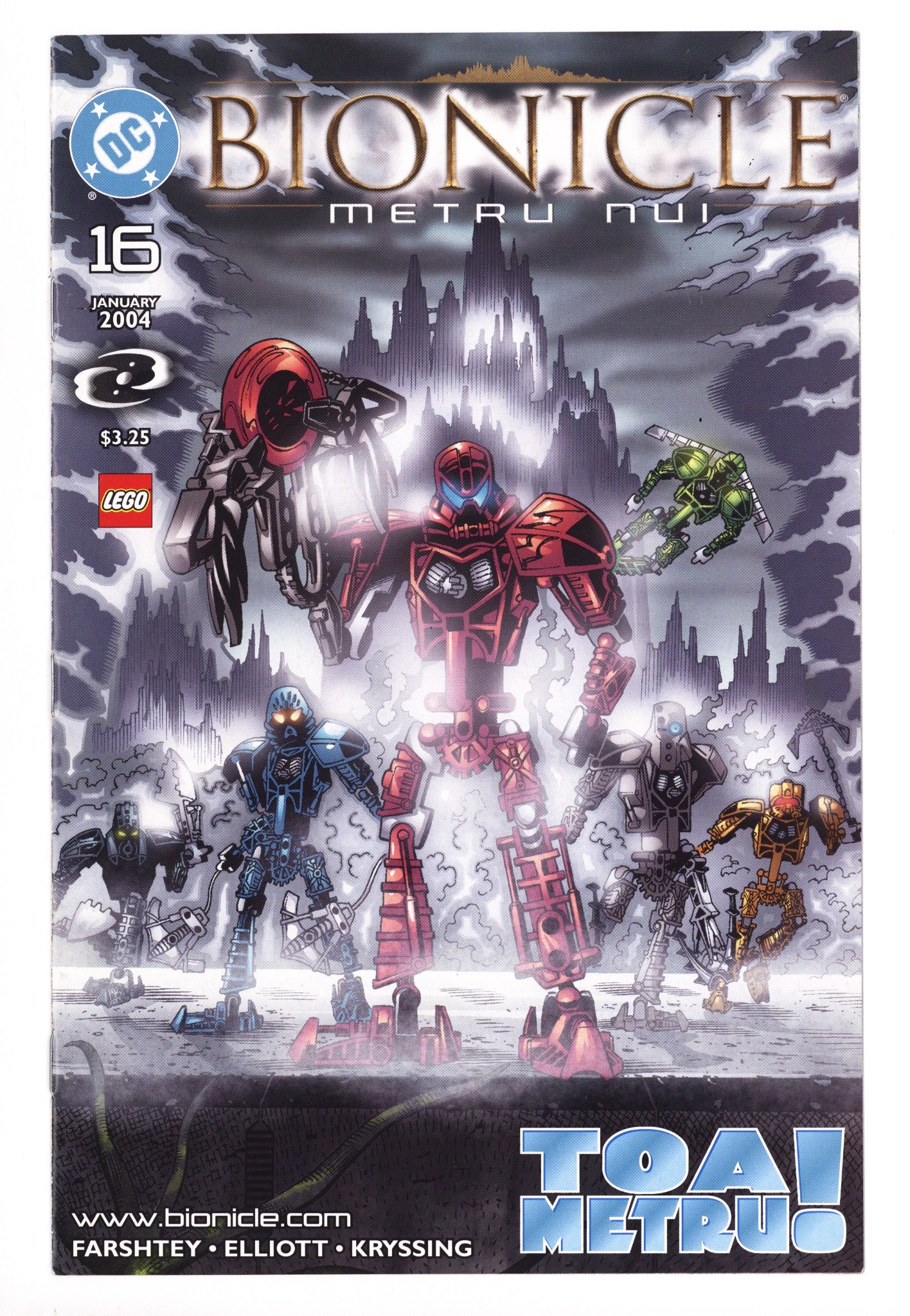 Bionicle 16 Mid Grade (2004) Canadian Price Variant 