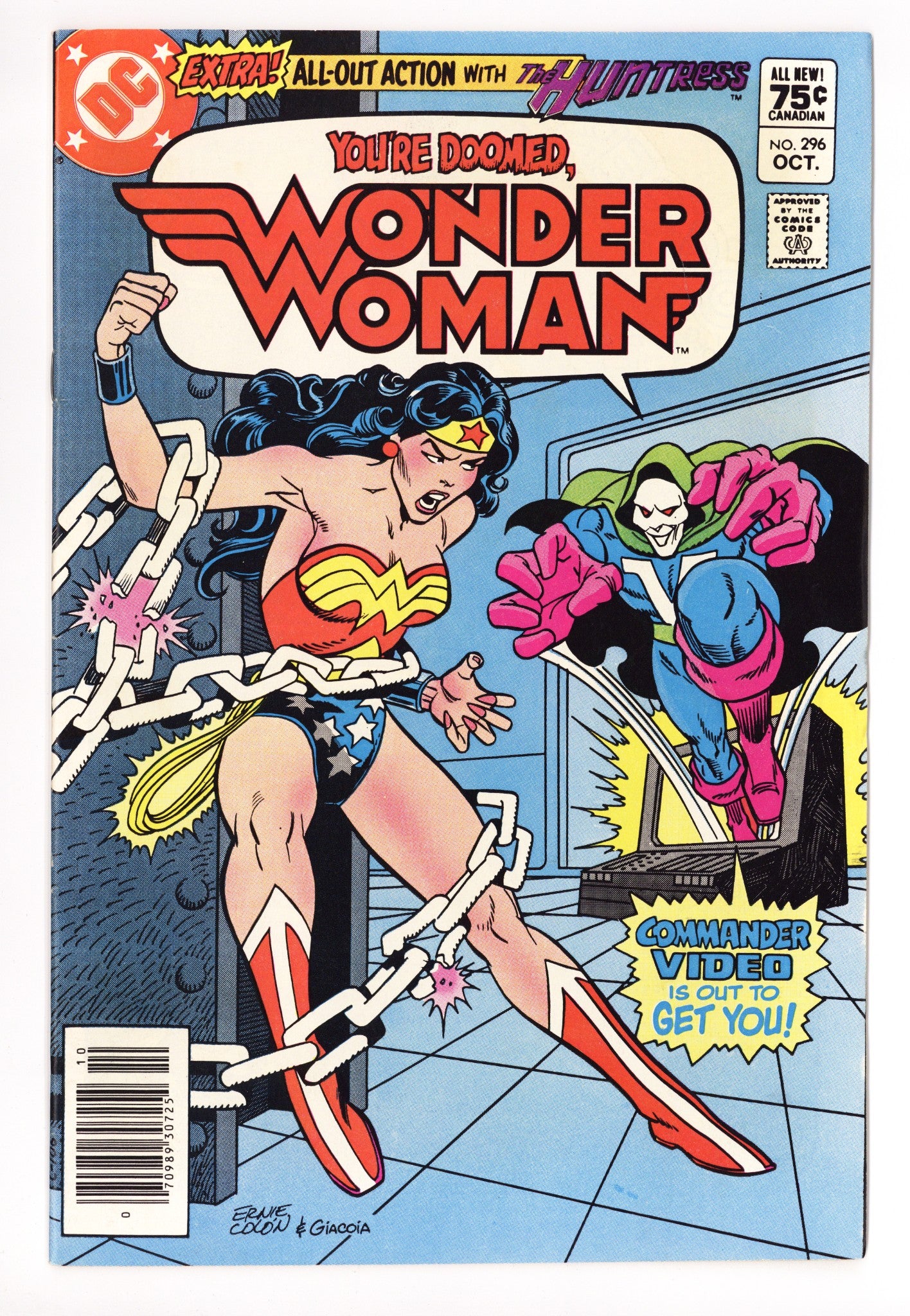 Wonder Woman Vol 1 296 FN (6.0) (1982) Canadian Price Variant 