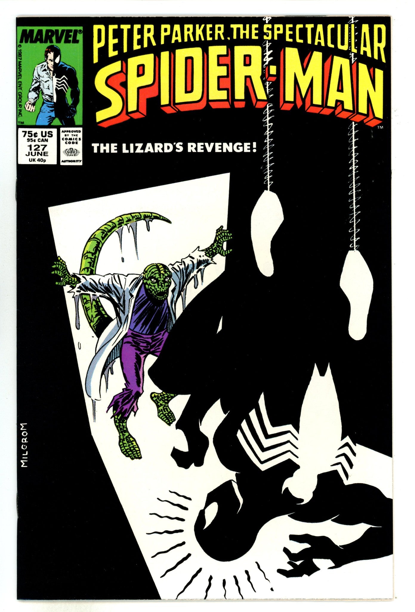 The Spectacular Spider-Man Vol 1 127 NM- (9.2) (1987) 