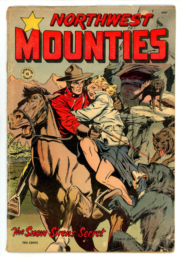 Approved Comics 12 GD+ (2.5) Cover Detached (1954)