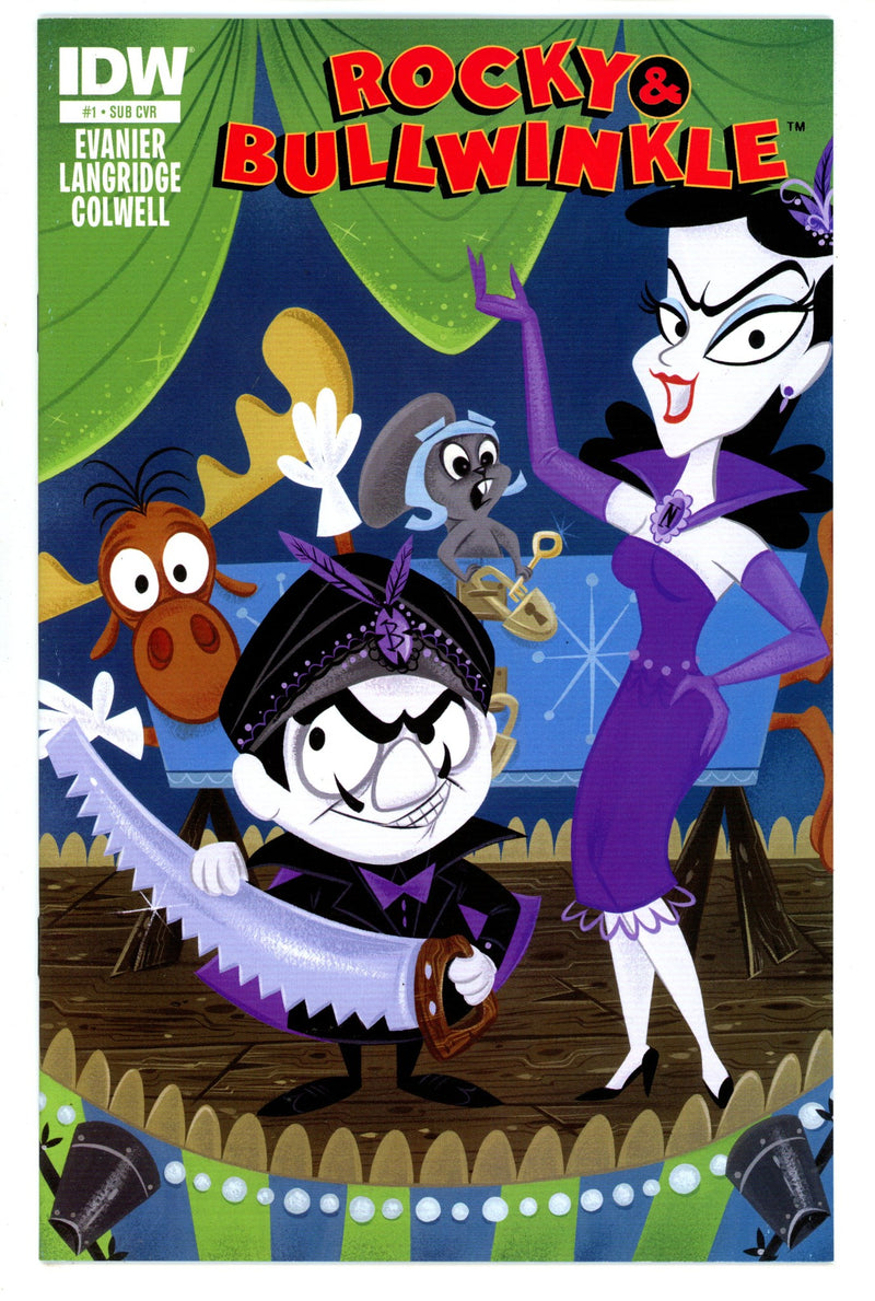 Rocky and Bullwinkle [Rocky & Bullwinkle] 1 High Grade (2014) Buscema Variant 