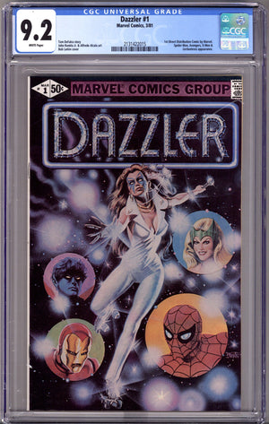 Dazzler Vol 1 1 CGC 9.2 (NM-)   (1981)