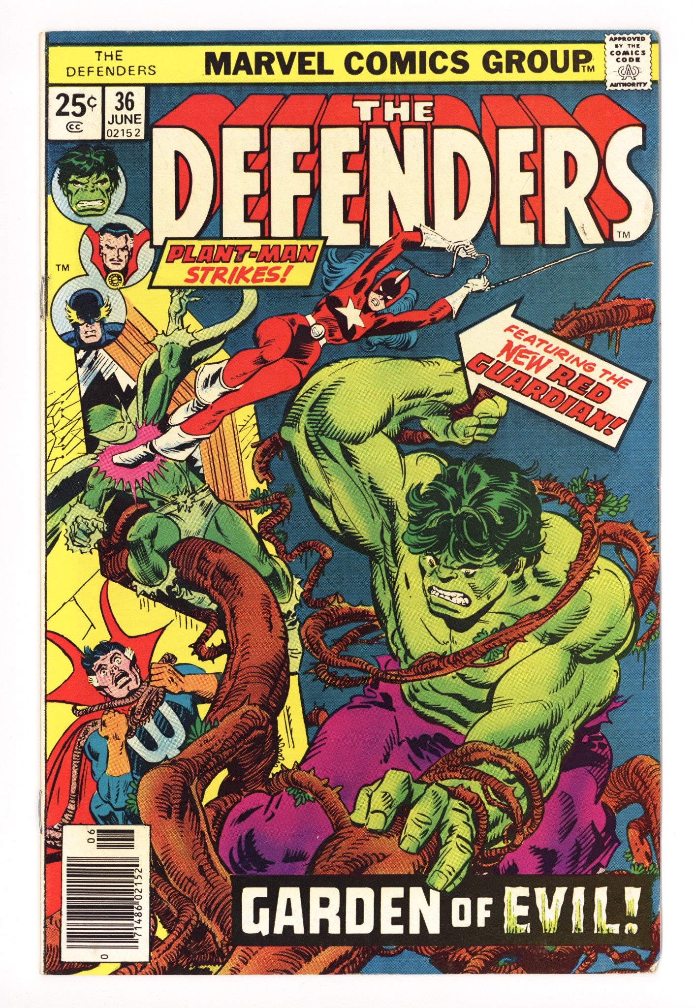 The Defenders Vol 1 36 Mid Grade (1976) 