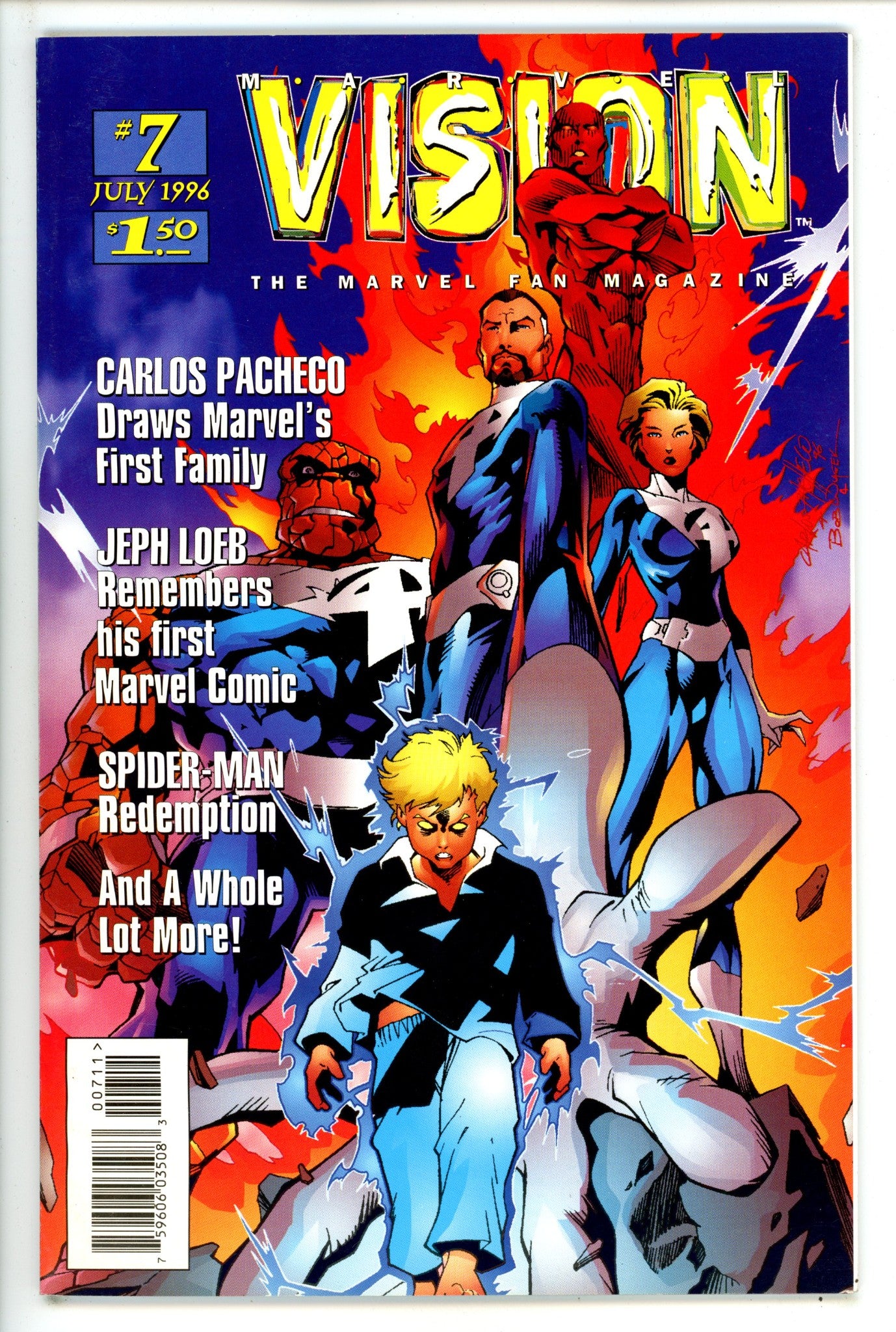 Marvel Vision 7 Mid Grade (1996) 