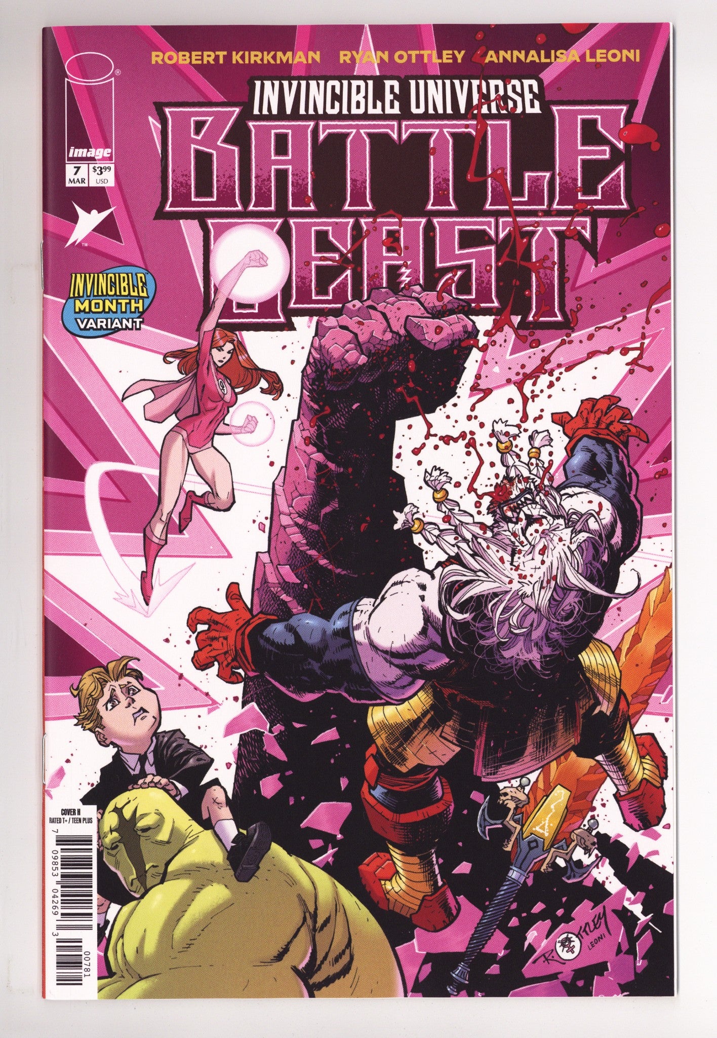 Invincible Universe Battle Beast 7 Ottley Variant (2026)
