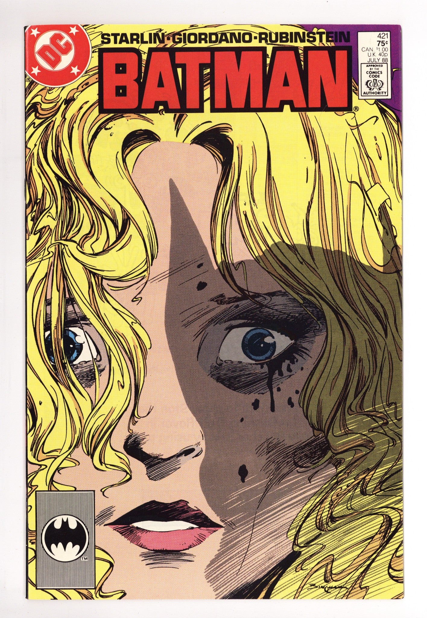Batman Vol 1 421 Mid Grade (1988) 