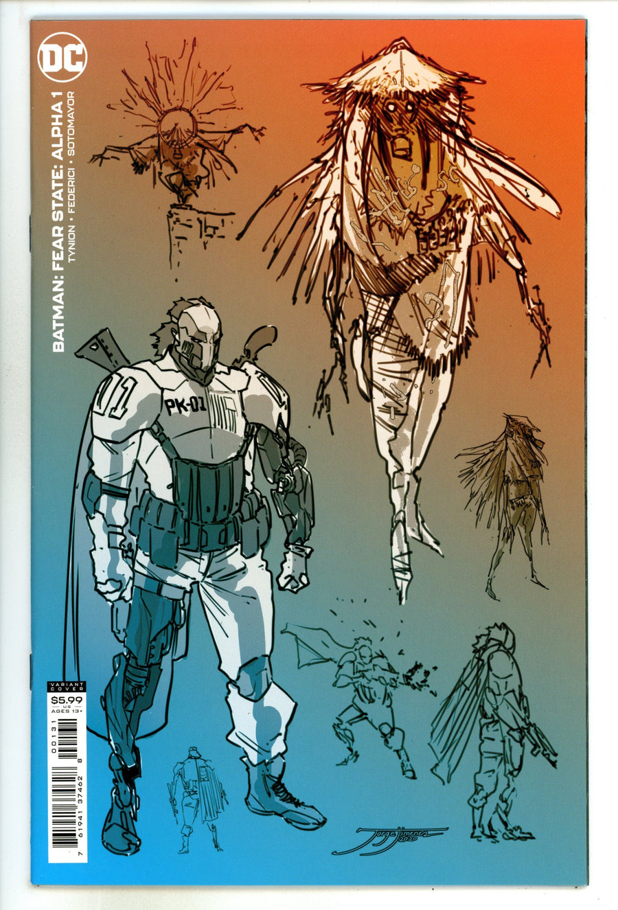Batman: Fear State: Alpha  1  NM (9.4)  (2021) Jim√©nez  Incentive Variant  