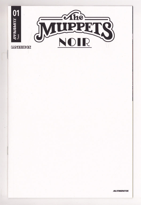 Muppets Noir 1 Blank Variant (2026)