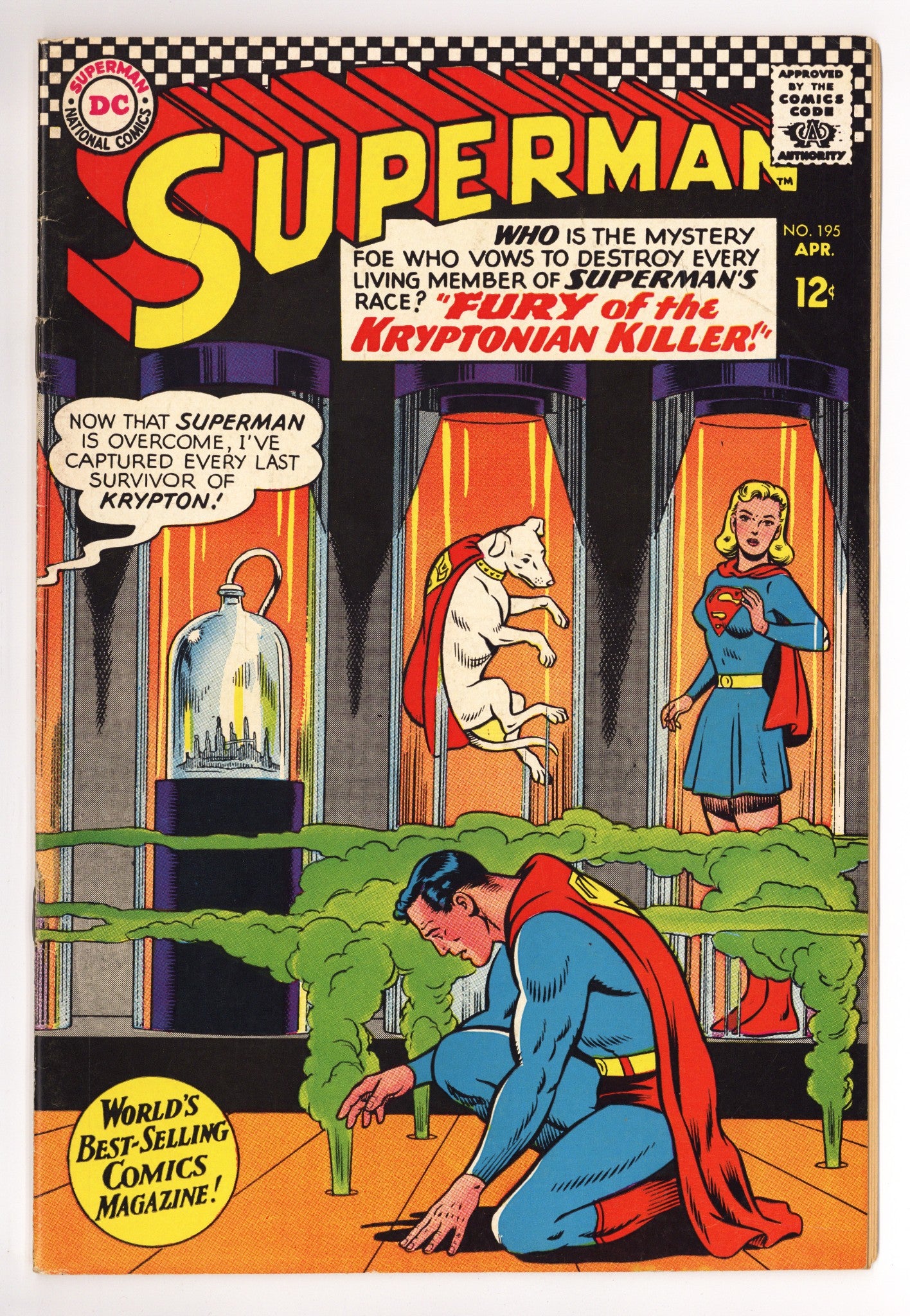 Superman Vol 1 195 VG- (3.5) (1967) 