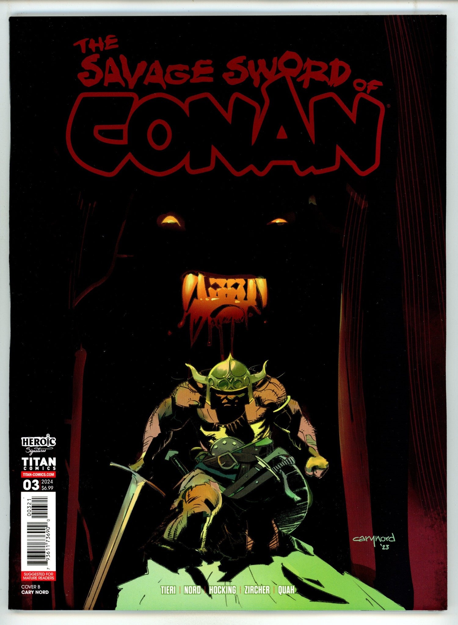 Savage Sword Of Conan 3 Nord Variant (2024)