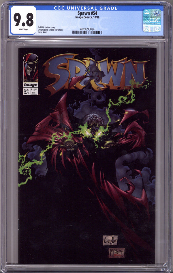 Spawn 54 CGC 9.8 (NM/M) (1996)