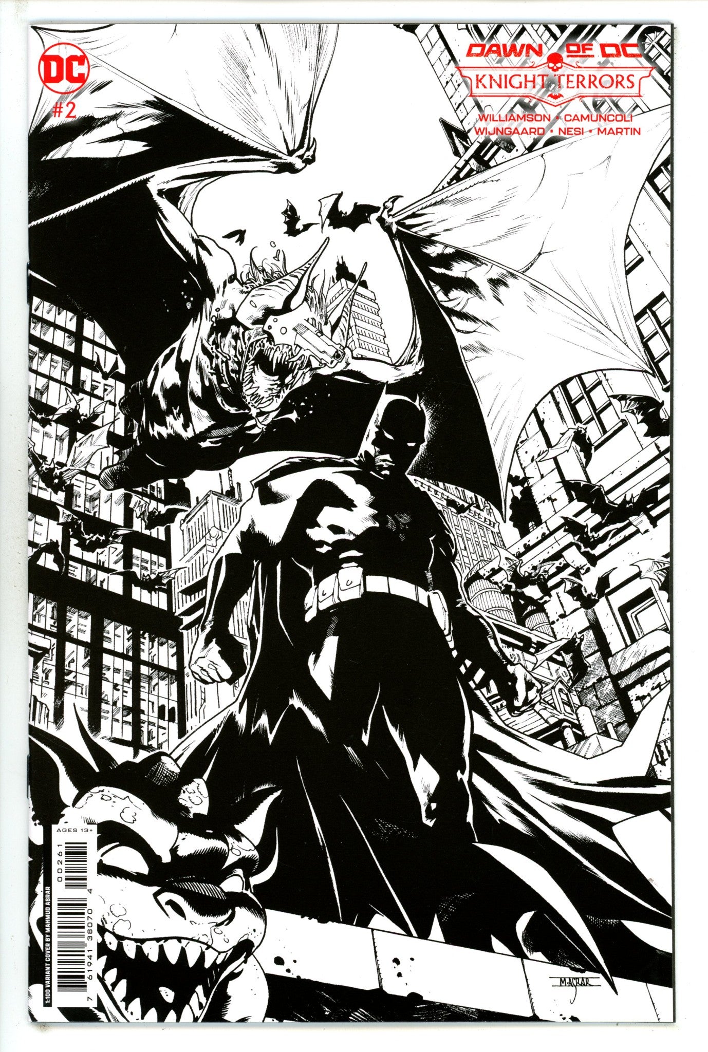 Knight Terrors 2 Asrar B&W Incentive Variant NM+ (2023)