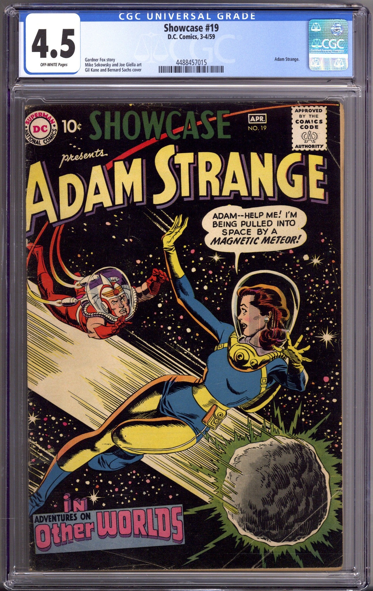 Showcase 19 CGC 4.5 (VG+) (1959) 